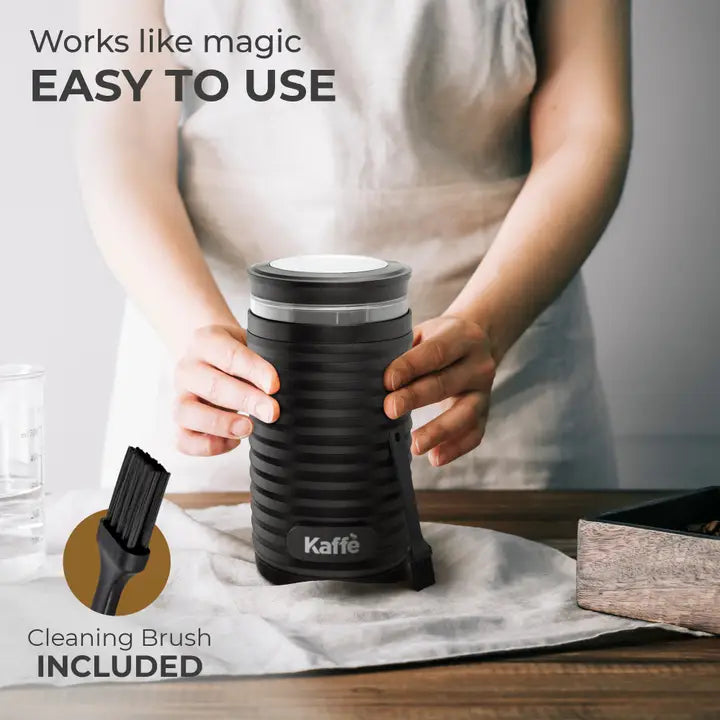 Kaffe Electric Coffee Grinder w Cleaning Brush
